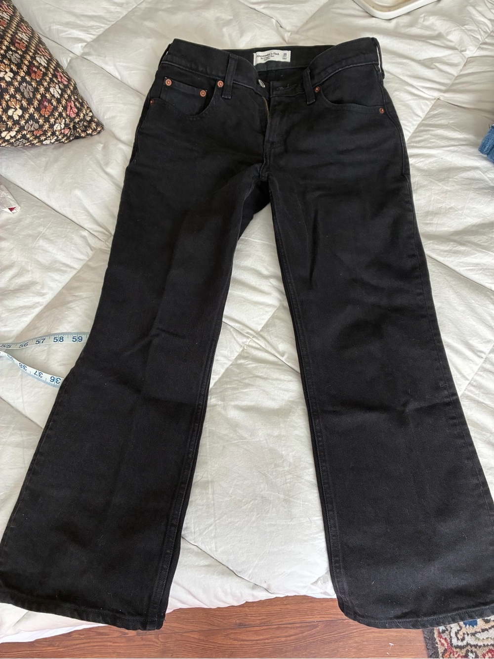 Abercrombie & Fitch Black Flare Jeans - Women's